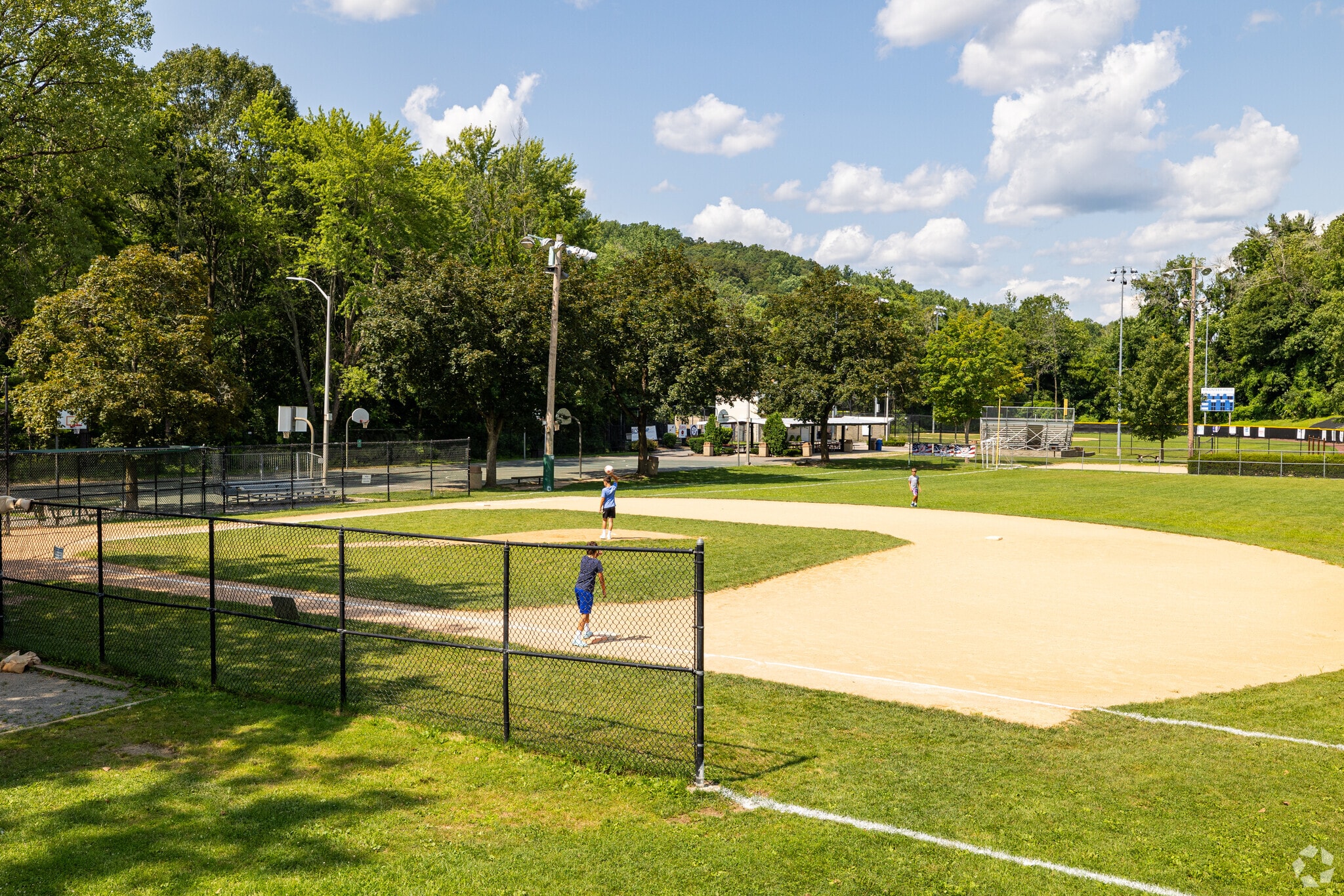Kids meetup at Broadway Park in Hawthorne, New York.