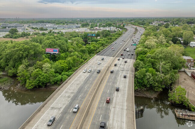 I-95 makes a stop in Ridley Park as it winds its way from Maine to Florida.