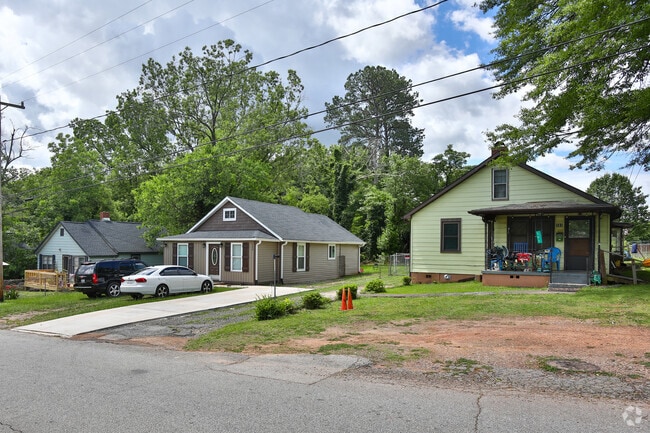 Even newer Park Hills streets have modern takes on older bungalow designs.