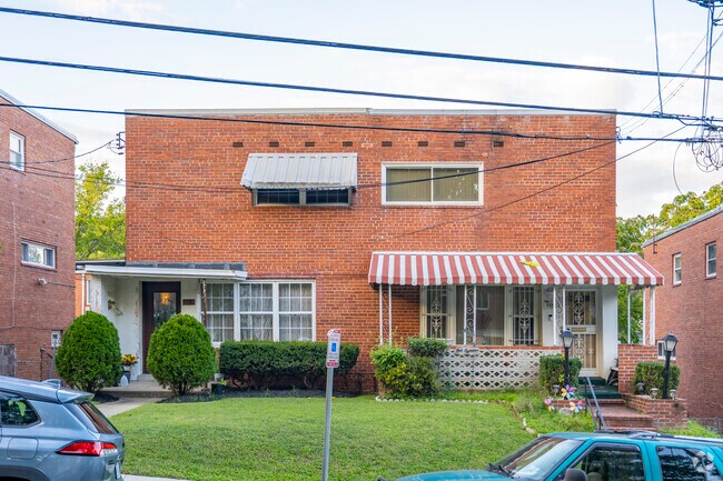 Varnum St NE in Pleasant Hill is lined mostly with semi-detached row homes like these.