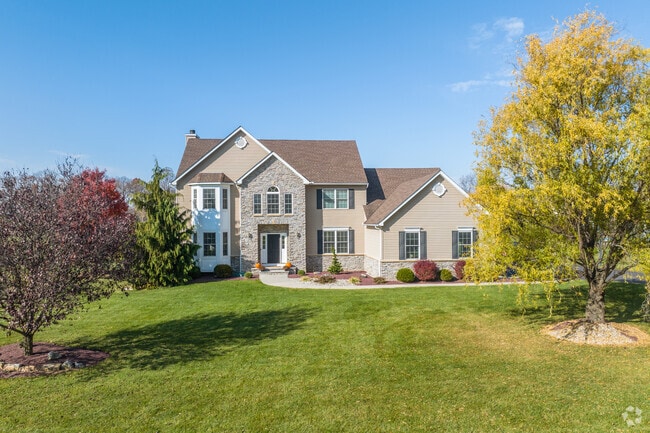 Large homes offer plenty of space for families in Lower Nazareth.