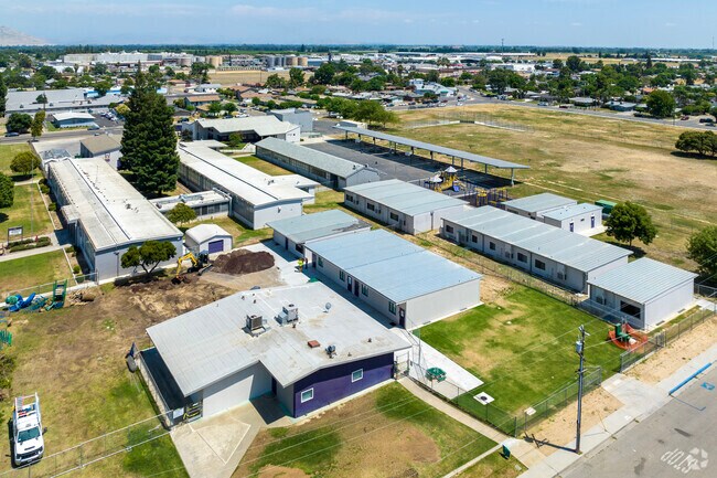 Lincoln Elementary School is a large campus in Sanger.