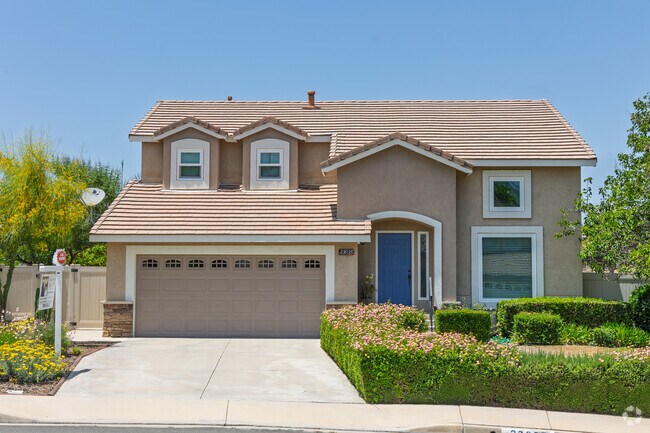 Many Wildrose homes have small front yards with well maintained landscaping.