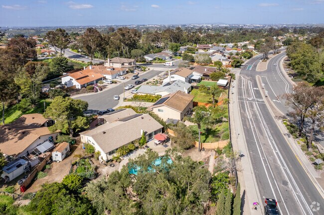 Elevated View west of Clairemont Mesa Boulevard in Tierrasanta Neighborhood