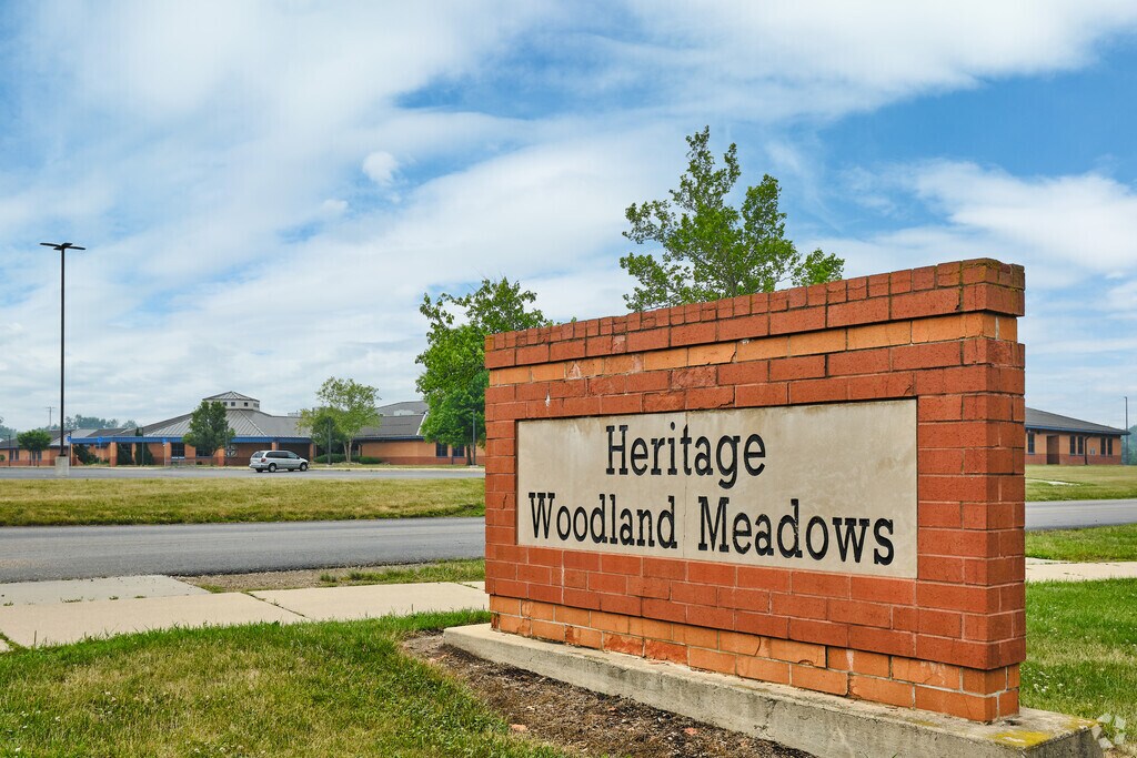 Heritage School shares a main lot with Woodland Meadows Elementary in Saline.
