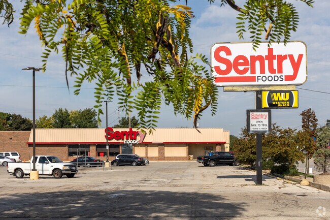 Sentry Foods operates a supermarket in the neighborhood.