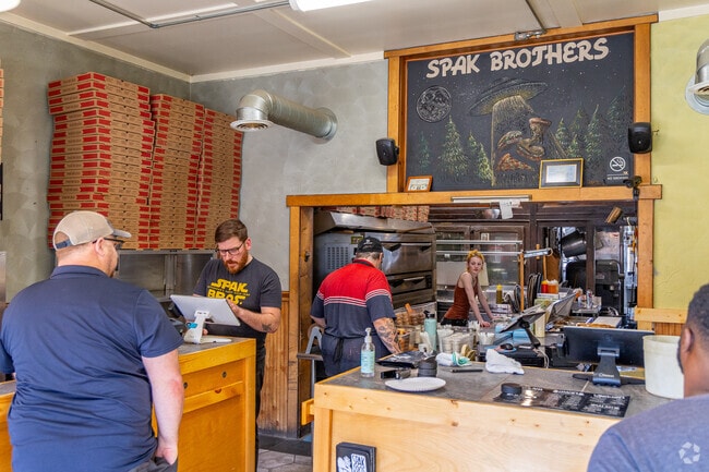 Spak Brothers is always serving up a high volume of pizzas throughout the week in Garfield.