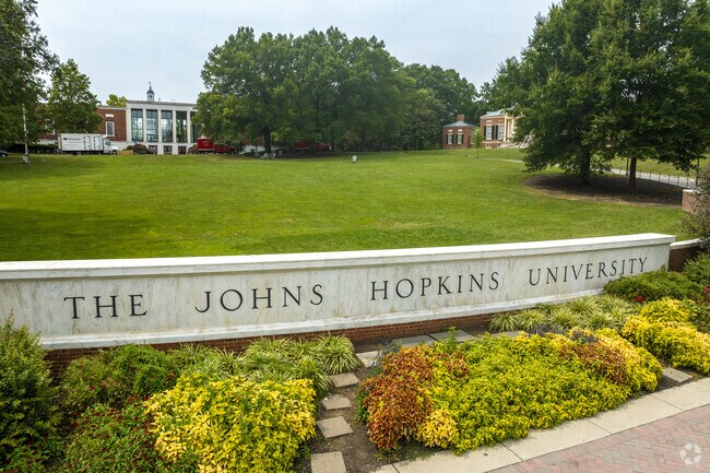 Johns Hopkins University Homewood campus is a short drive from New Northwood.
