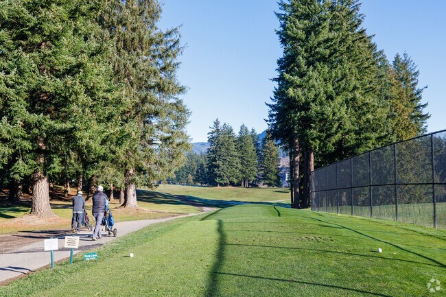 The public Enumclaw Golf Course features fairways with mountain views.