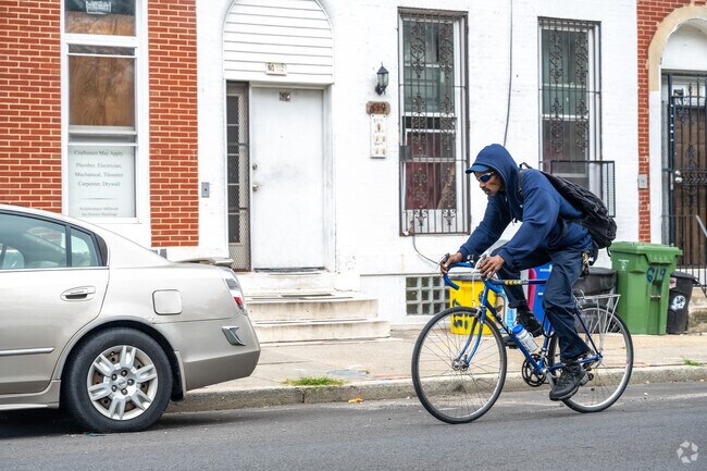 Riding your bike is a good way to get around Midtown Edmondson.