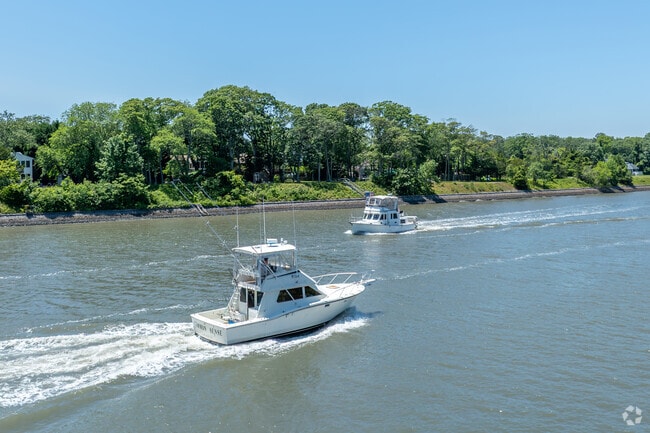 Boaters love the massive rivers and canals that lead to the Atlantic Ocean in Lower Township.