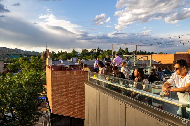 Locals love Avanti’s rooftop bar, just a short walk from Whittier.