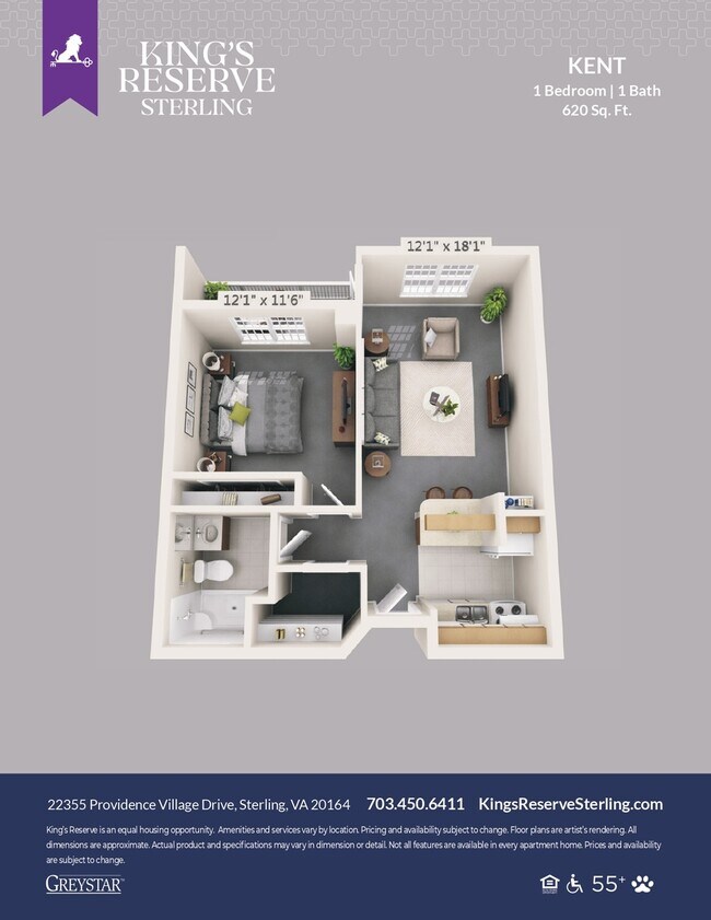 Kings Reserve Sterling 55+ Active Adult Apartment Homes, Sterling, VA 20164 - photo 7