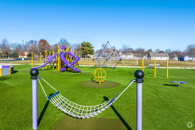 The playground at Belmont is perfect for all ages.