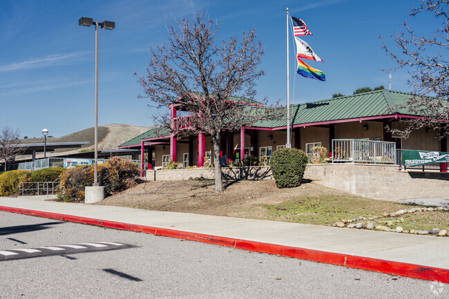 The drop off area of Rita Ledesma Elementary School in San Jose, California.