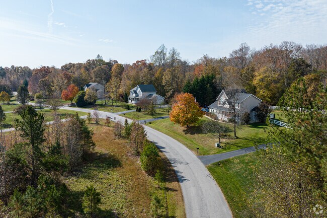 Larger colonial homes built in small neighborhoods Huntingtown has plenty of space.