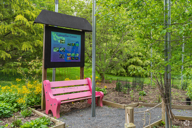 Walk through the Caterpillar Corner at Tyler Arboretum in Upper Delaware County.