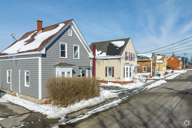Single-family homes line most residential streets in the Knightville neighborhood.
