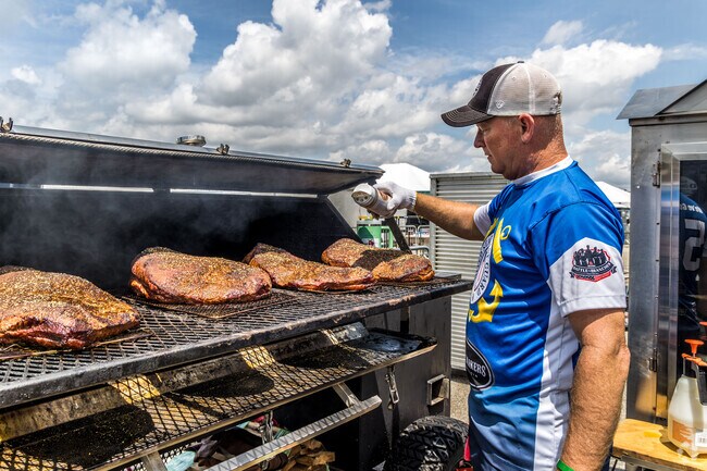 Willingham's uses their own blend of spices at the World Championship Barbecue Cooking Contest.