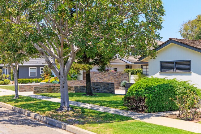 Ranch homes of different kinds in a row in Park Estates.
