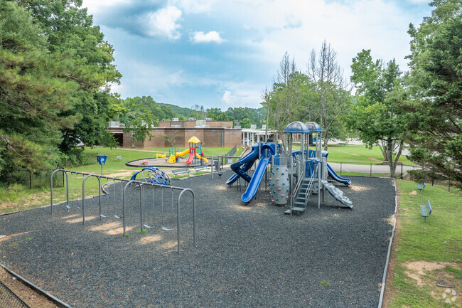Play on the playground at Clay Elementary School.