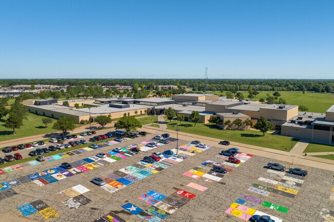 Here is an aerial view of Wichita Northwest High School.