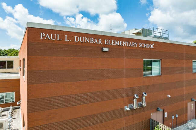 Paul L Dunbar Elementary School sign in Atlanta.