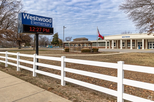 Westwood Elementary School has a B- rating on Niche.com.