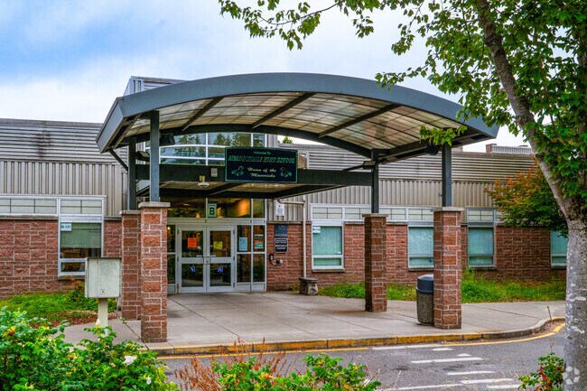 Meadowdale High School near Talbot Park offers academics and sports programs.