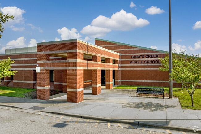 Gray’s Creek Middle School prepares their students for high school in Grays Creek.