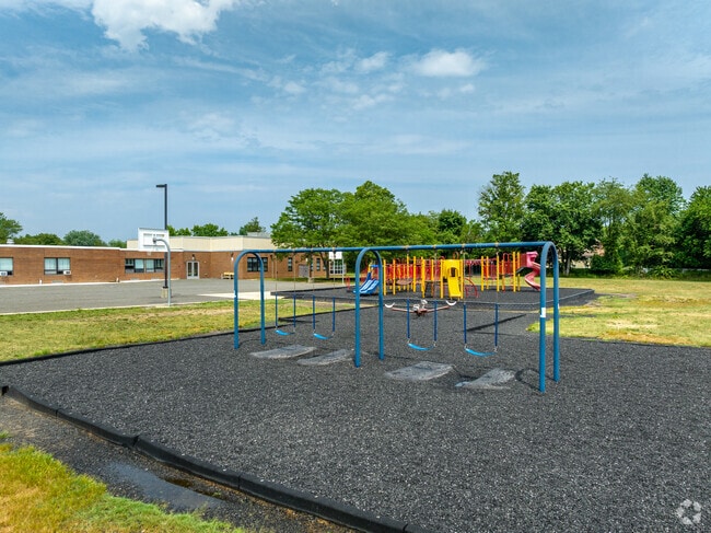 Taylor Mills School has a few playgrounds to choose from.