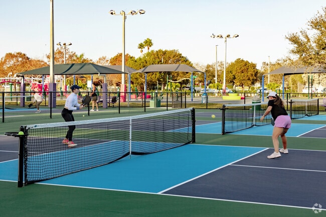Plenty of pickleball options are available in The Ridges neighborhood of Weston, FL.
