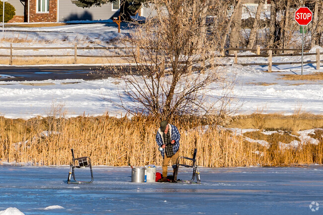 Lake Elmo State Park is a popular icefishing spot in Billings, MT.