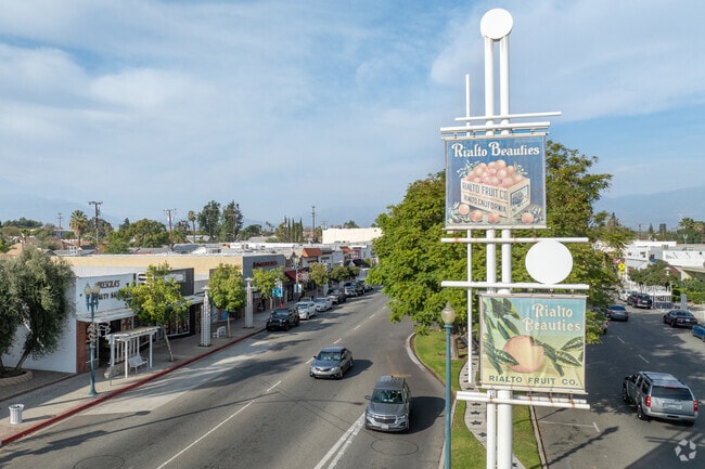 Downtown Rialto is a great place for residents to shop at small businesses and dine.