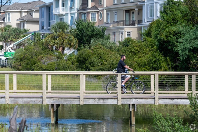 You can enjoy riding your bike through the Palmetto Dunes neighborhood.