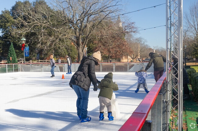 Ice-skate within the Forest Hill Park community during the winter months.