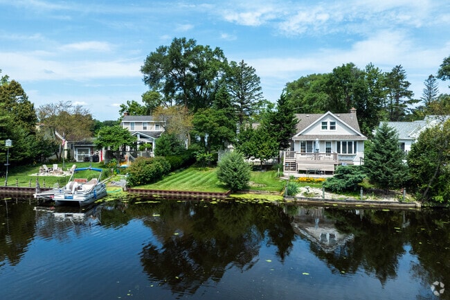 East Island Lake waterfront homes are very sought after and usually feature amazing views.
