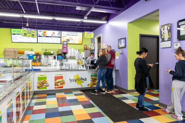 Palacana on Noland Road offers fresh fruit and smoothies near Sycamore.