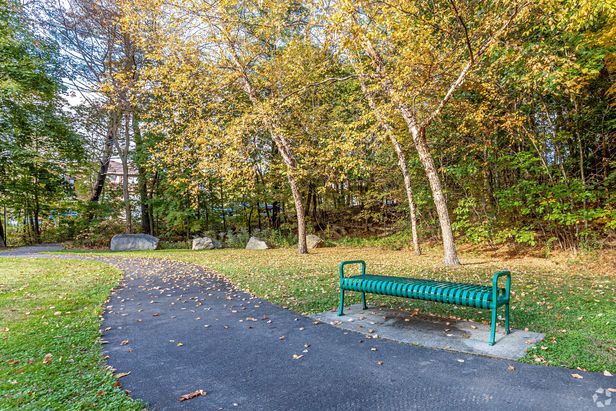 The Sullivan Family Park offers trails and benches.