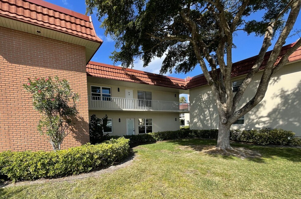Front door and window view from parking