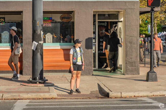 Take a moment to pause and observe the scene at Duckpond.