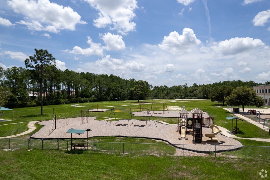 The students love the playground at Kernan Trail Elementary School.