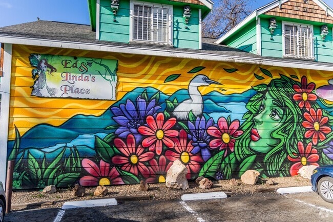 Ed and Linda's Place is one of the many mom and pop stores selling local art in Clearlake.