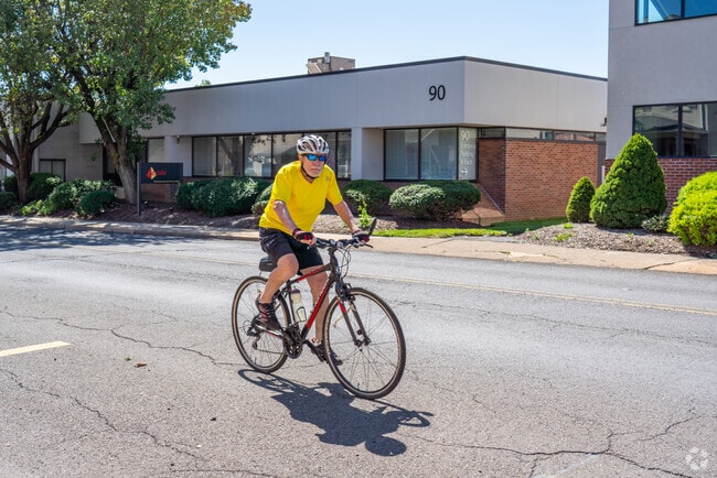Locals love the wide roads winding through the countryside in West Rockhill.
