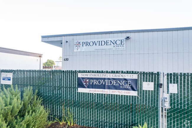 Providence School shares a campus with a local school.