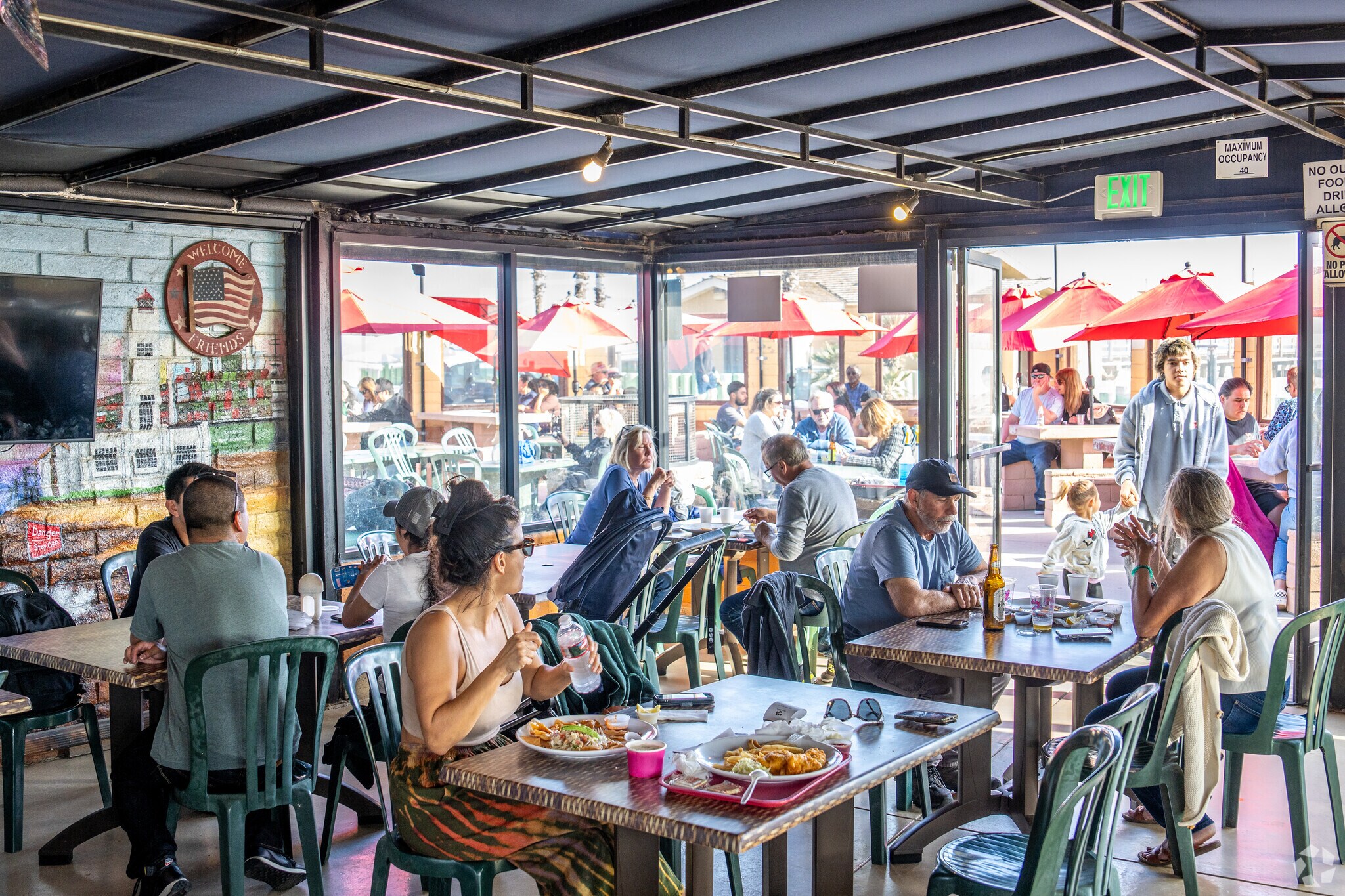 Surfside Seafood is a local hotspot for fresh seafood and views of the Beach.