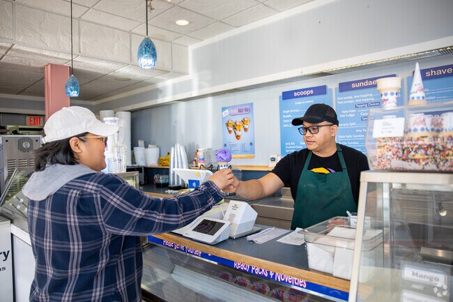 Village Creamery is a local staple for residents of Emerson Place with their signature Ube.