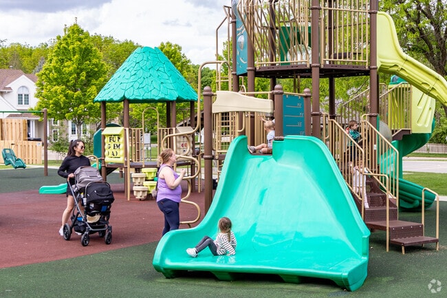 Armbrust Park has a large playground for the kids.