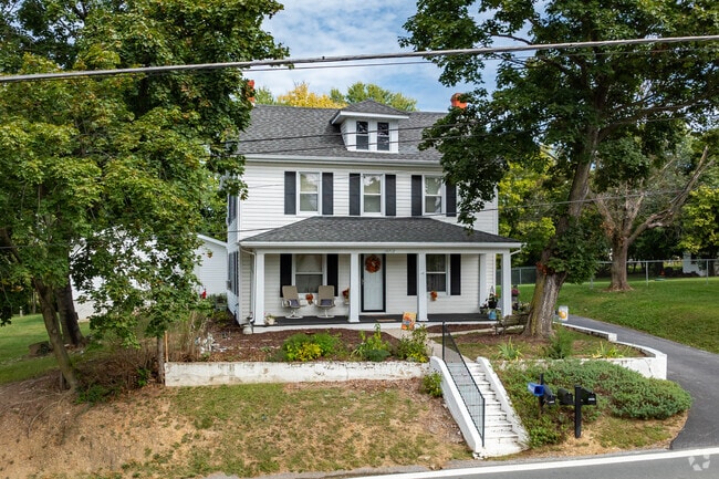 Generationally owned farmhouses can be found scatter throughout Pinesburg.