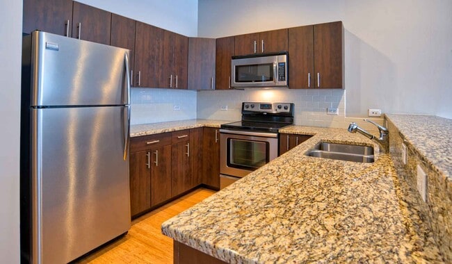 Floor to ceiling windows provide ample natural light